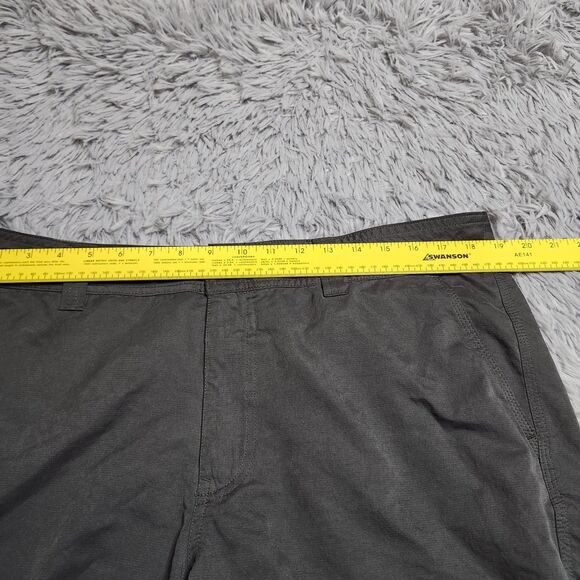 Orvis Shorts Mens 36 Green Gray Performance Outdoor Quick Dry Cargo Pockets Golf - Picture 7 of 12